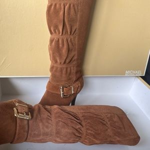 Michael Kors Brown Suede Sexy Boots